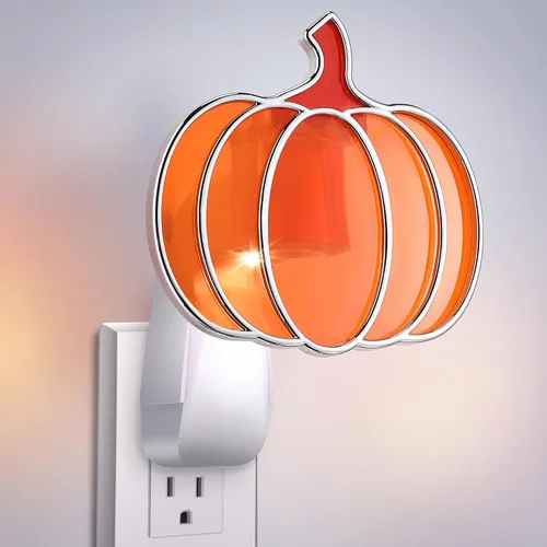 Vista 8 de Enchufe de fragancia de pared compatible con repuestos de Bath & Body Works Certificado ETL, luz nocturna de otoño, enchufe giratorio, compatible