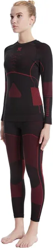 Vista 9 de TWKXL UW Ropa de compresión de secado rápido, ropa de compresión para esquí, ropa interior térmica para hombres y mujeres