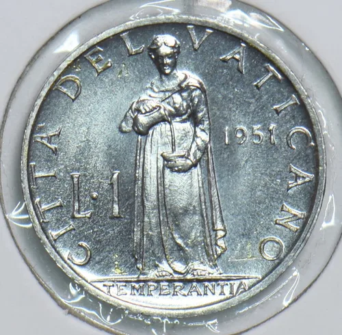 Vista 2 de Moneda Coleccionable Vaticano 1951 Lire 198653