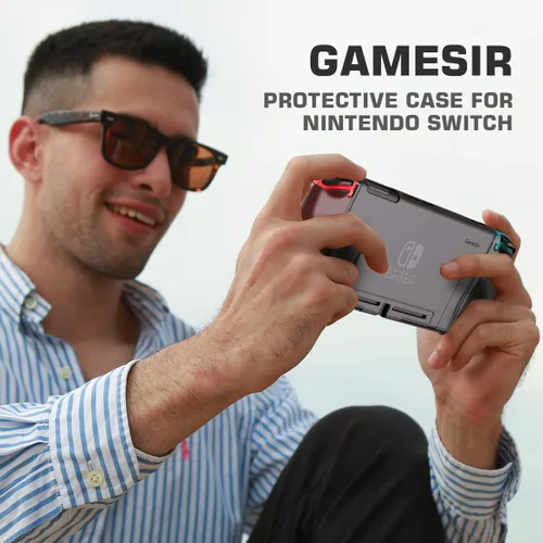 Vista 6 de GameSir Protective Case Compatible with Nintendo Switch Dockable TPU Translucent with Shock-AbsorptionProtective and Anti-Scratch Protective