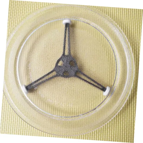 Vista 9 de PRETYZOOM 4 sets Accesorios de microondas Soporte de microondas Soporte de microondas Anillo de rodillo Soporte de microondas Bandeja de microondas