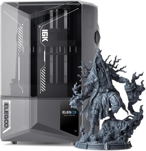 Vista 10 de Impresora 3D de resina ELEGOO Saturn 4 12K, impresora de resina Mono LCD de 10 pulgadas con sensor mecánico inteligente, nivelación automática