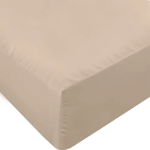 Vista 21 de Luxuriouse Collection - Sábana bajera ajustable totalmente elástica, 100% algodón egipcio, ajuste extra largo de hasta 15 pulgadas de profundidad