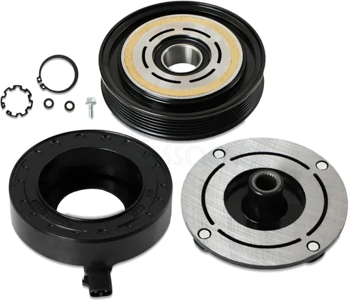 Vista 19 de Kessocco 1set 4711001 4711629 2041703 Kit de embrague de compresor de CA para Honda Odyssey 2005-2007 3.5L, 12V AC Kit de embrague de repuesto