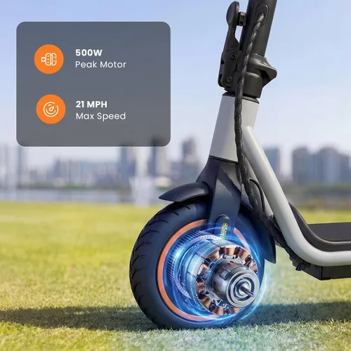 Vista 10 de Electric Scooter, 500W-1200W Peak Motor, 21-28 Mile, 8.5"-10" Tire