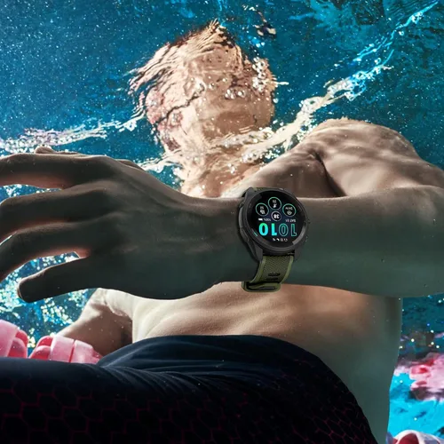 Vista 7 de ISABAKE Correa de silicona de liberación rápida de 22mm de reemplazo para Gamrin Forerunner 265, Forerunner 255, Garmin Vivoactive 4, Garmin Venu 2
