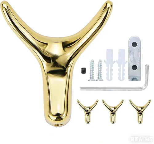 Vista 10 de Ganchos creativos para toallas de cabeza de vaca, ganchos de pared para baño, dormitorio, cocina, hotel, piscina, colgar toallas, ropa, sombreros