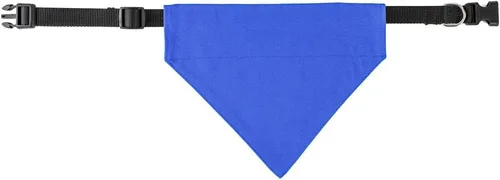 Vista 2 de Sublimación en blanco DIY perro bandana collar con hebilla ajustable, fuerte anillo en D para fácil correa de perro bandana, collar ajustable