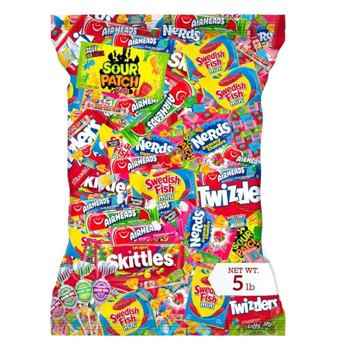 Vista 11 de Paquete variado de caramelos a granel, caramelos de 2 libras, caramelos envueltos individualmente CandyBulk, caramelos, rellenos de piñata, rellenos