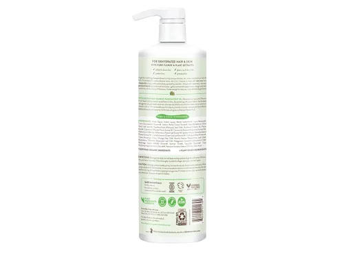 Vista 2 de Babo Botanicals Swim & Sport - Champú y lavado de menta cítrica y maracuyá - Limpiador purificador para cabello y cuerpo, elimina el cloro