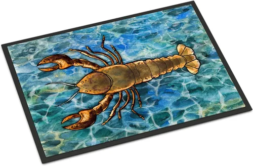 Vista 42 de Caroline's Treasures BB5366MAT - Tapete para puerta delantera de 18 x 27 pulgadas, para interiores y exteriores, antideslizante, lavable, de pelo