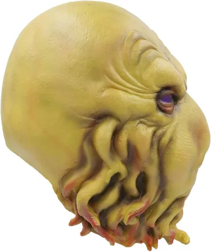 Vista 3 de Bulex The Call of Cthulhu - Máscara de monstruo para disfraz de Halloween para adultos