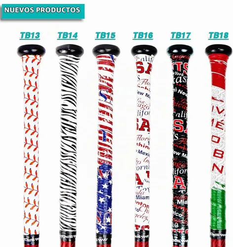 Vista 5 de Cintas de agarre de bate de béisbol INSUM Cinta de agarre para bate de sóftbol 1.1mm ME-Bandera 1