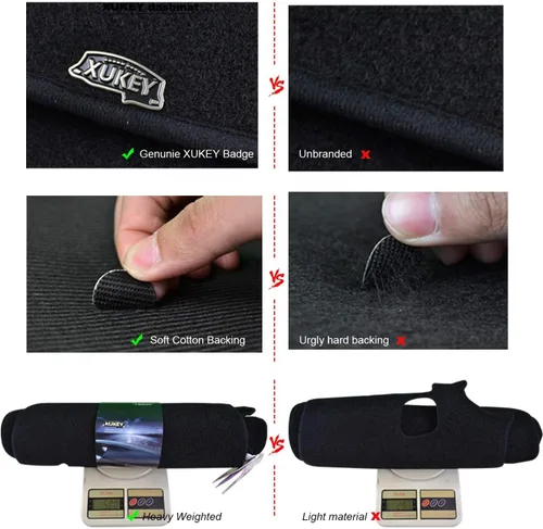 Vista 5 de XUKEY Alfombra de Cubierta para Tablero de Mandos para Land Rover LR3 LR4 Range Rover Sport 2006-2009 Accesorios para Coche Protector contra Rayos