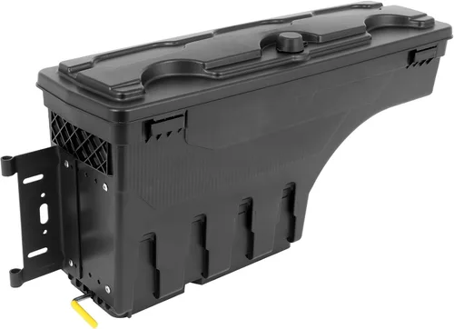 Vista 8 de cciyu Caja de almacenamiento para caja de camioneta compatible con Ford para F-150 2015-2022, tapa con cerradura del lado del conductor, caja