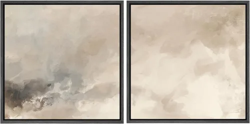 Vista 82 de SIGNFORD Impresión en Lienzo Enmarcado Arte de Pared Art Nouveau Lago de Cisnes Elegantes Ilustraciones de Aves Acuáticas Moderno Boho Naturaleza