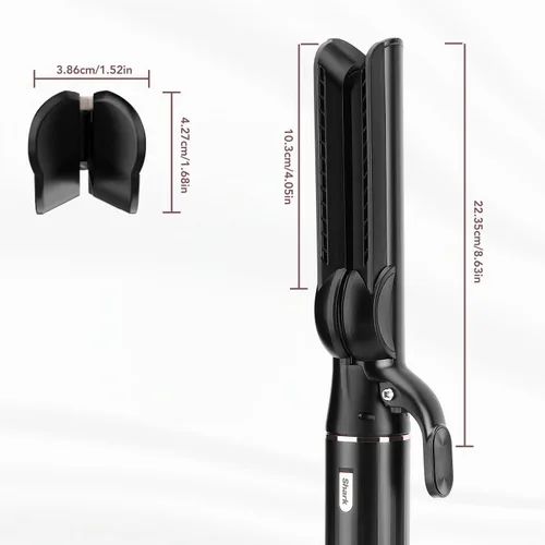 Vista 5 de Accesorio suave de flujo de aire para Shark FlexStyle, boquilla para un peinado suave con menos daños y roturas para Shark FlexStyle Negro