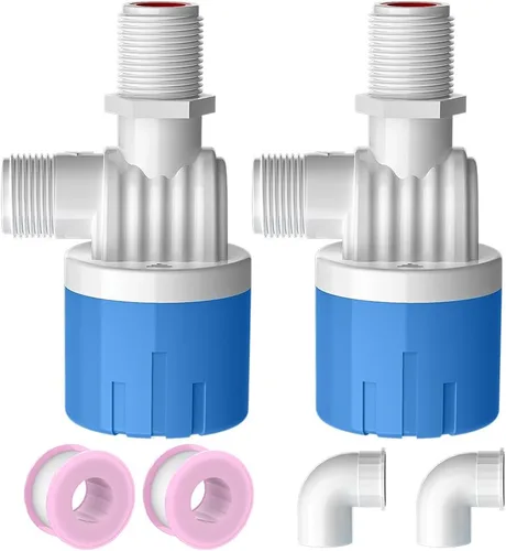 Vista 4 de 1 paquete de 1/2 válvula de flotador para tanque de agua, válvula de flotador de agua Aquapulse automática de control de nivel de agua Aqua Pluse