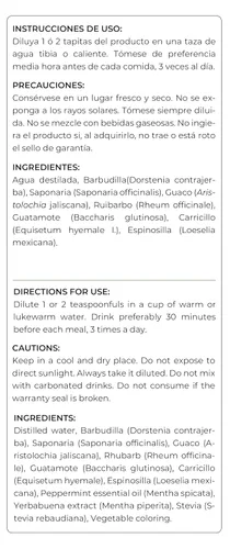 Vista 8 de Alecos Tintura Infusión de Yerbas del Dr. Javier A. Gómez Frasco natural 1 Lt (33.80 fl oz)