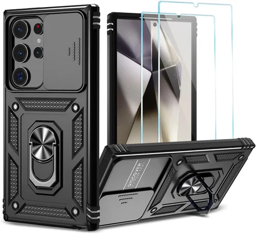 Vista 12 de Funda para Samsung Galaxy S24 Plus/S25 Plus con protector de Azul
