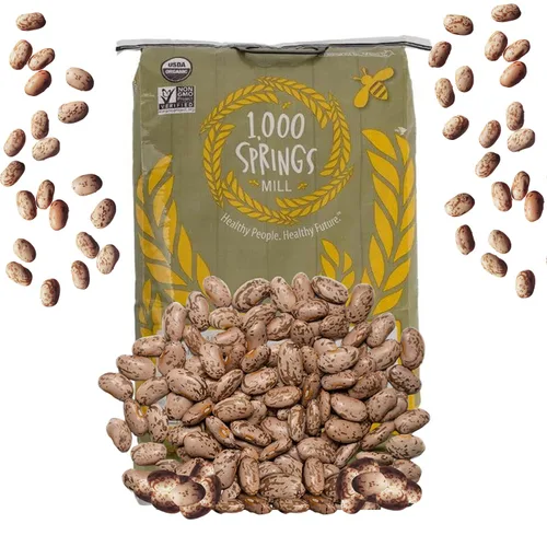 Vista 6 de 1000 SPRINGS MILL - Frijoles pintos sin OMG Se utilizan para sopas, guisos, salsas, chile, burritos, frijoles refritos y más Frijoles pintos