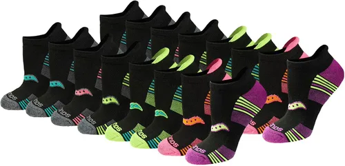 Vista 10 de Saucony Women's RunDry Performance Heel Tab Athletic Socks, Available in S-L (8, 16, 24 Pairs)
