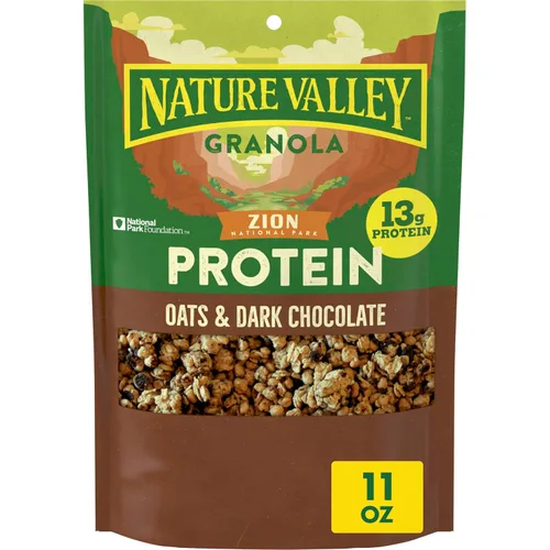 Vista 14 de Nature Valley Granola de proteína de pan de plátano, bolsa resellable, 11 onzas