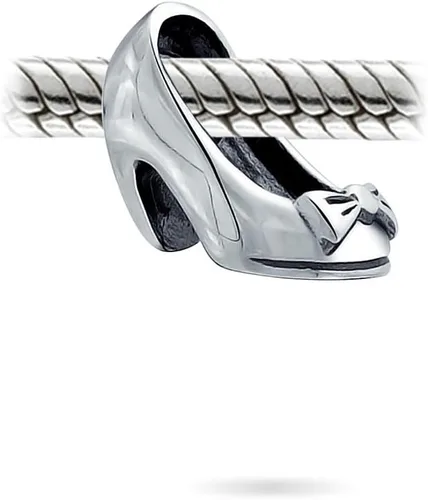 Vista 2 de Fashionista - Juego de abalorios para vestido de noche negro, bolsa de compras, zapatos de tacón alto de cristal para mujeres, adolescentes, plata