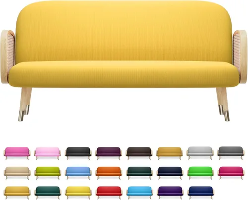 Vista 19 de MoNiBloom Funda para futón de tamaño Queen, elástica, sin brazos, funda para sofá sin brazos, protector de muebles, duradera y lavable, con Cereza