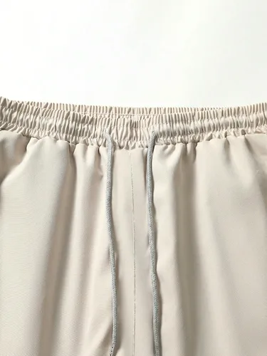 Vista 5 de COZYEASE Conjunto de 2 piezas de camisa y pantalones cortos de manga corta con botones y estampado floral para hombre