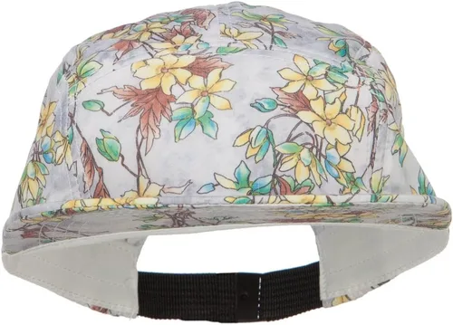 Vista 5 de Gorra de 5 paneles con estampado de flores para hombre