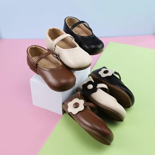 Vista 2 de WILLFUN Zapatos planos Mary Jane para niñas pequeñas, con lazo, para vestido de princesa, zapatos de ballet antideslizantes con suela suave, zapatos