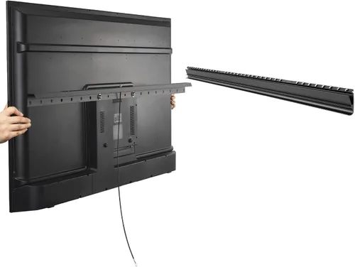 Vista 11 de Soporte de pared para TV sin clavos, resistente para televisores de pantalla plana de 26 a 55 pulgadas, sin pernos, sin taladro, sin anclajes, fácil