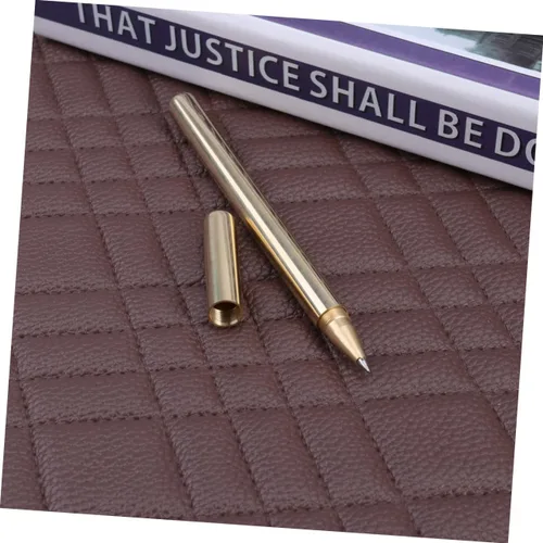 Vista 2 de Operitacx bolígrafos de firma pluma de gel bolígrafos de regalo pluma signo suministros de oficina cilindro de pluma de metal