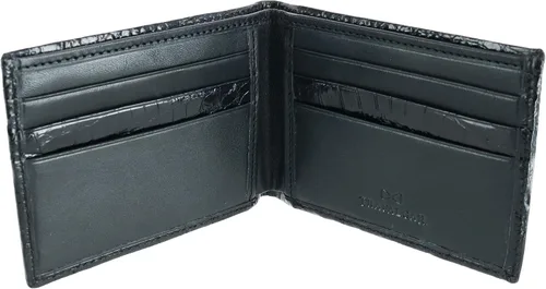 Vista 3 de Trafalgar Cartera biplegable de cocodrilo