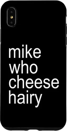 Vista 11 de Mike Who Cheese Hairy Funny Adult Humor Word Play Case for iPhone 17