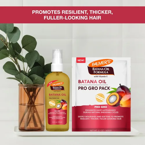 Vista 7 de Palmer's Aceite de Batana Formula Pro Gro para el cuero cabelludo y el cabello con vitamina E (3.3 onzas líquidas), tratamiento ligero y nutritivo
