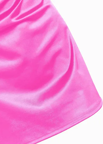 Vista 5 de ZAFUL Minivestido de satén sin mangas con tirantes delgados para mujer, con abertura lateral, cuello redondo, vestido de cóctel