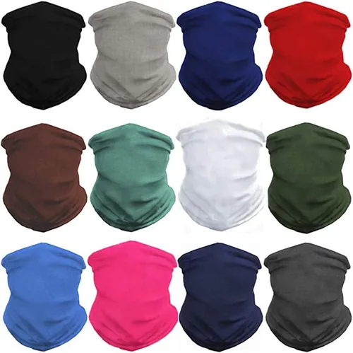 Vista 9 de Máscara facial, bandanas, polaina para el cuello, bufanda mágica, diadema para polvo, sol, viento