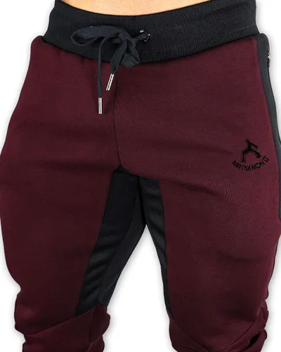 Vista 3 de MAGNIVIT Pantalones capri 34 para hombre, pantalones deportivos para entrenamiento, gimnasio, debajo de la rodilla, bolsillos con cremallera
