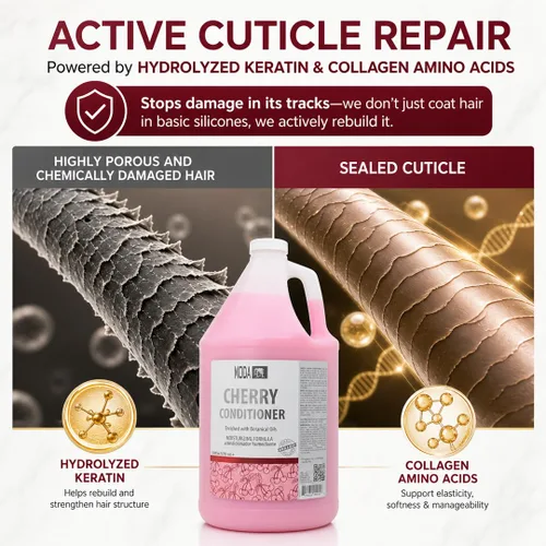 Vista 3 de MODA Cherry Bulk Salon Conditioner Premium Back-Bar & Amenity Treatment Salon-Grade Luxury at Commercial Scale A 'set it and forget it' Solución