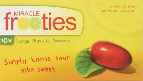 Vista 10 de Miracle Frooties, Tableta grande de bayas milagrosas, fruta milagrosa cultivada 100% natural, se vuelve agridulce, cambia las papilas gustativas