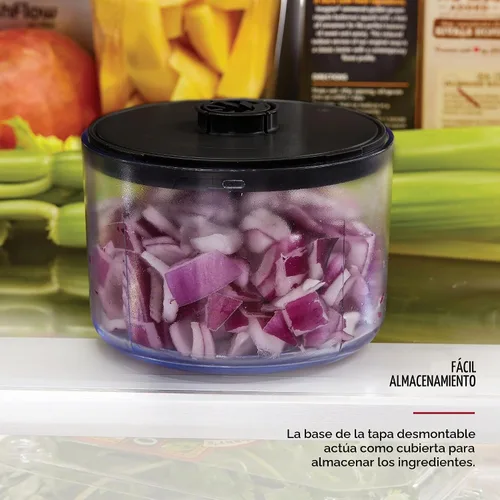 Vista 7 de KitchenAid Picador manual de alimentos, 3.8 tazas, negro