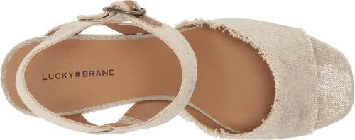 Vista 5 de Lucky Brand - Sandalias de cuña Mindra, tipo alpargata, para mujer