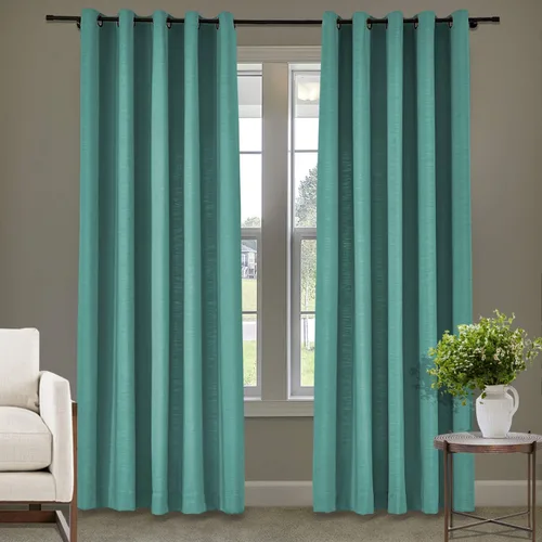 Vista 11 de Frelement Cortinas de lino de lino de bronce con ojales para interiores, tratamiento de ventanas para sala de estar, dormitorio, habitación