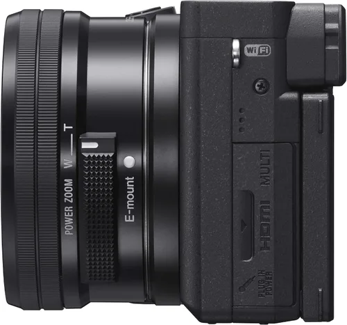 Vista 6 de Sony a6400 - Paquete de cámara sin espejo con lente de 16-50 mm, tarjeta de memoria de 64 GB, suite de edición de fotos y videos, bolsa para cámara