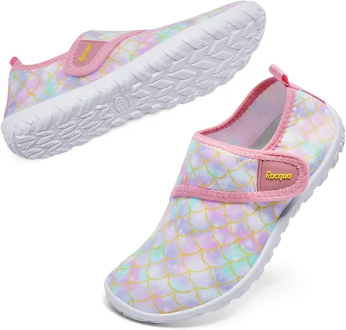 Vista 2 de Racqua Boy's Girl's Kids Water Shoes Quick Dry Swim Sport Pool Aqua Shoes(Little KidBig Kid)
