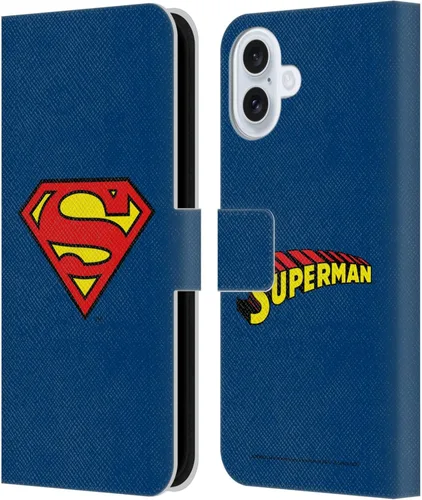 Vista 97 de Head Case Designs Funda de piel con licencia oficial de Superman DC Comics con logotipos negros y rojos compatible con Apple iPhone 11