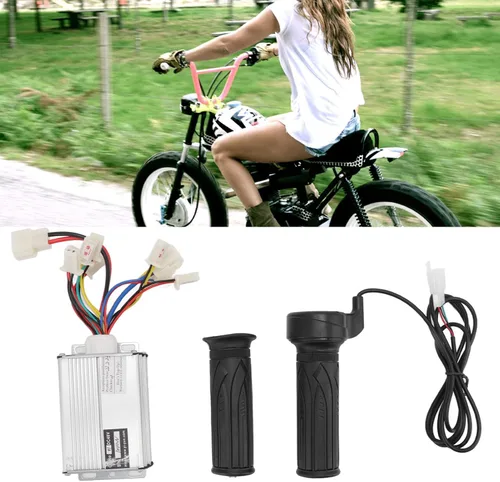 Vista 5 de Controlador de velocidad del motor del cepillo del coche eléctrico 48V 1000W que conduce la caja del regulador con la manija de la vuelta