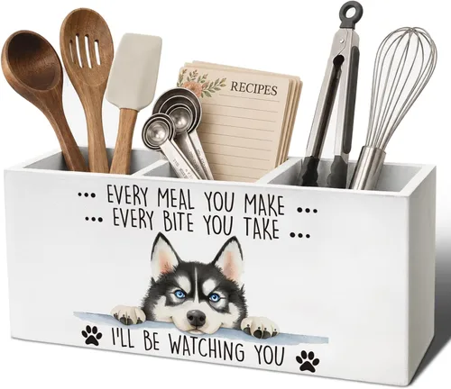 Vista 13 de Portalápices para perros regalos para mujeres y hombres, regalos para amantes de las mascotas, Please Excuse The Mess The Dogs are Being Assholes
